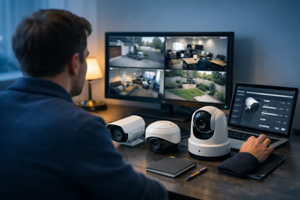 Les différentes options de caméra de surveillance IP