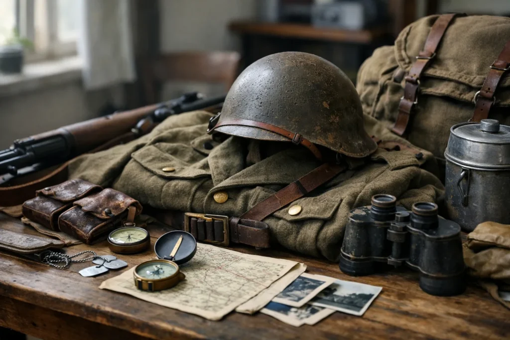 Voyagez dans le temps avec une tenue militaire authentique