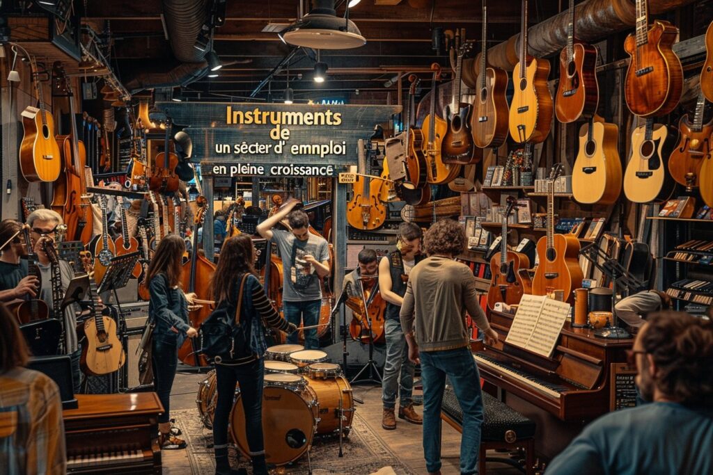 instruments de musique : un secteur d’emploi en pleine croissance