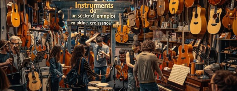 instruments de musique : un secteur d’emploi en pleine croissance