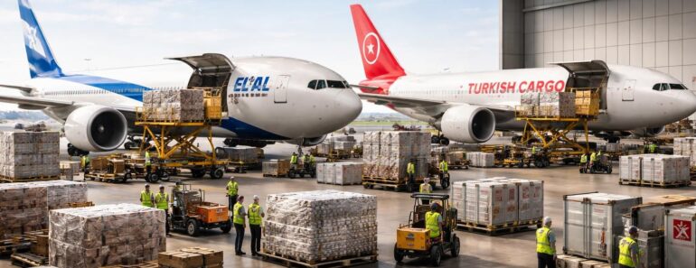 Transport express vers Israël avec des vols cargo El Al et Turkish Airlines pour professionnels Transport express vers Israël avec des vols cargo El Al et Turkish Airlines pour professionnels