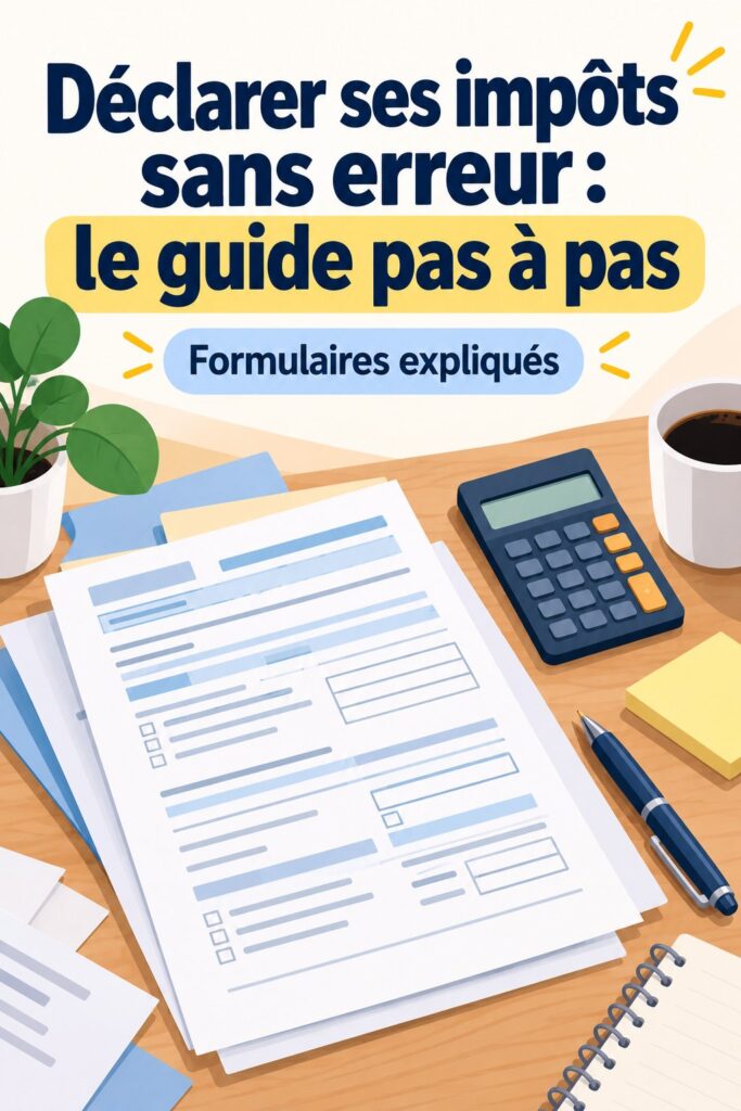 Déclarer ses impôts sans erreur : le guide pas à pas