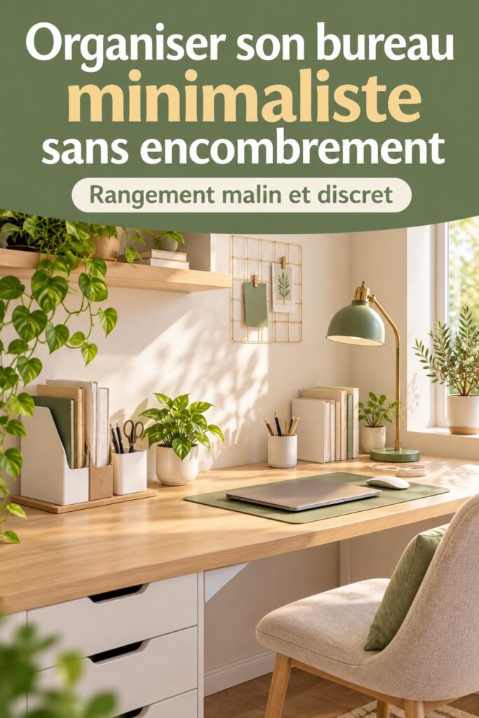 Organiser son bureau minimaliste sans encombrement