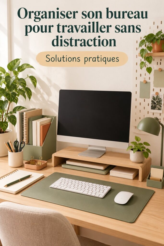Organiser son bureau pour travailler en toute sérénité