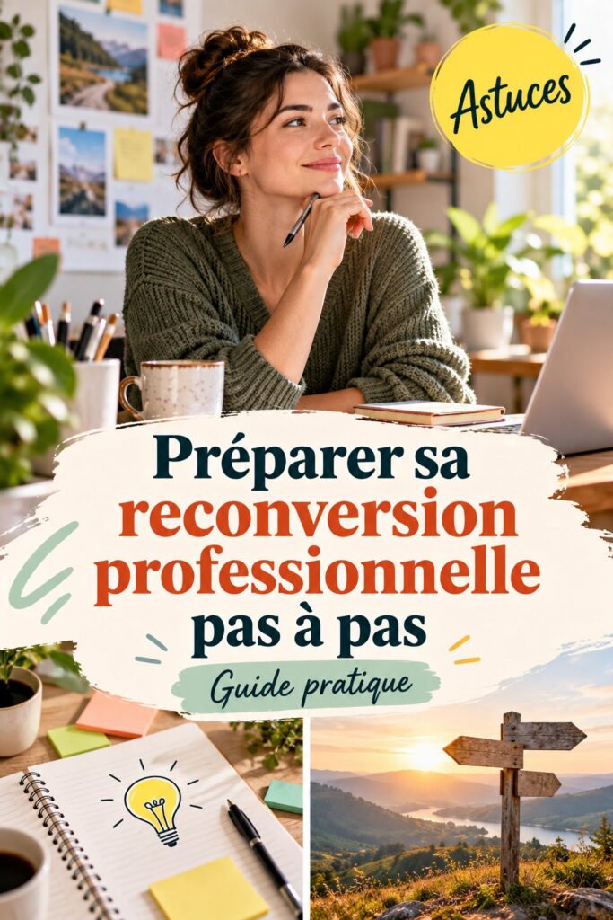 Préparer sa reconversion professionnelle pas à pas