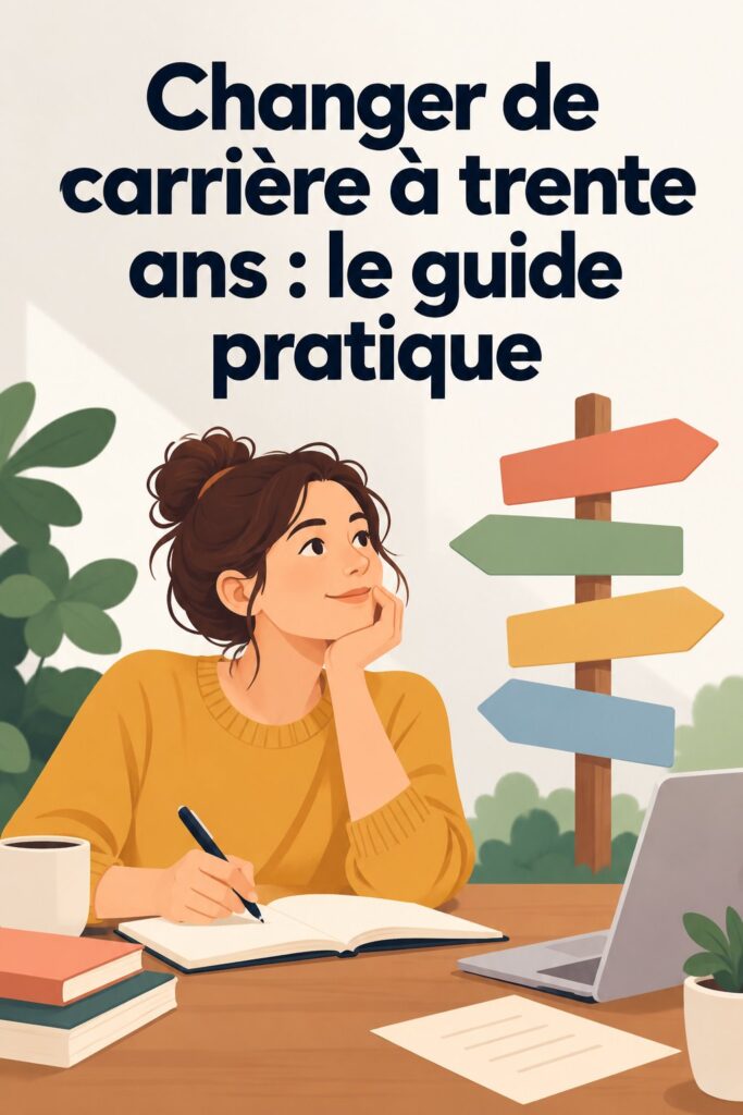Changer de carrière à 30 ans : le guide pratique
