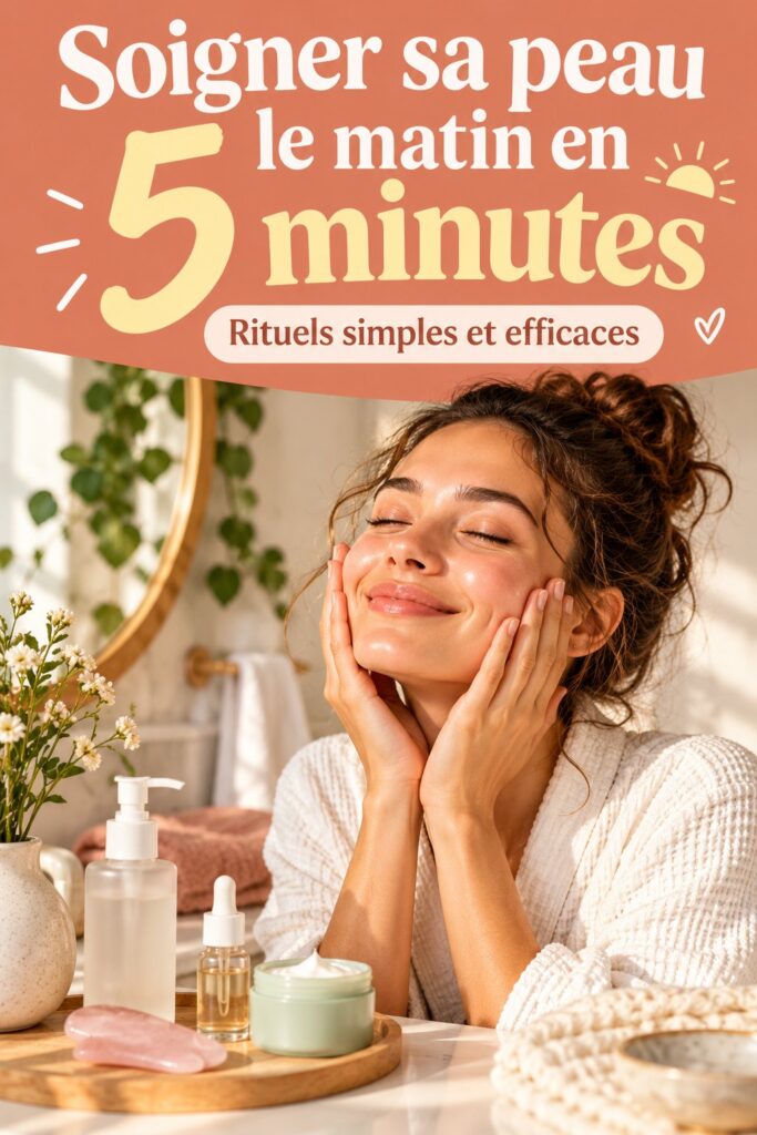 Soigner sa peau le matin en 5 minutes